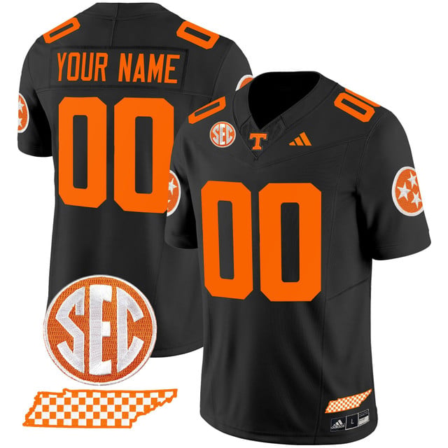 Tennessee Volunteers 2025 Vapor Limited Custom Jersey V2 black
