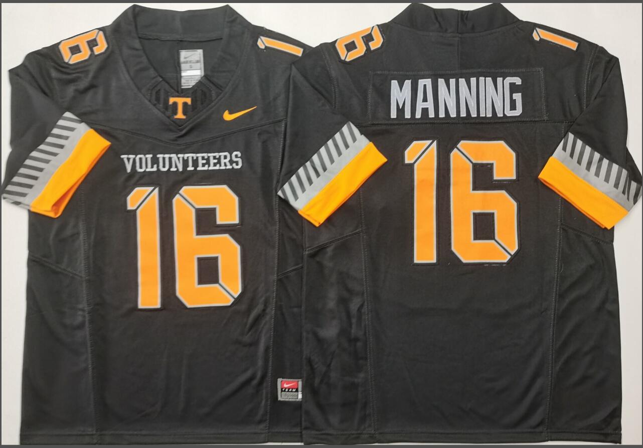 Tennessee Volunteers GRAY #16 MANNING jersey