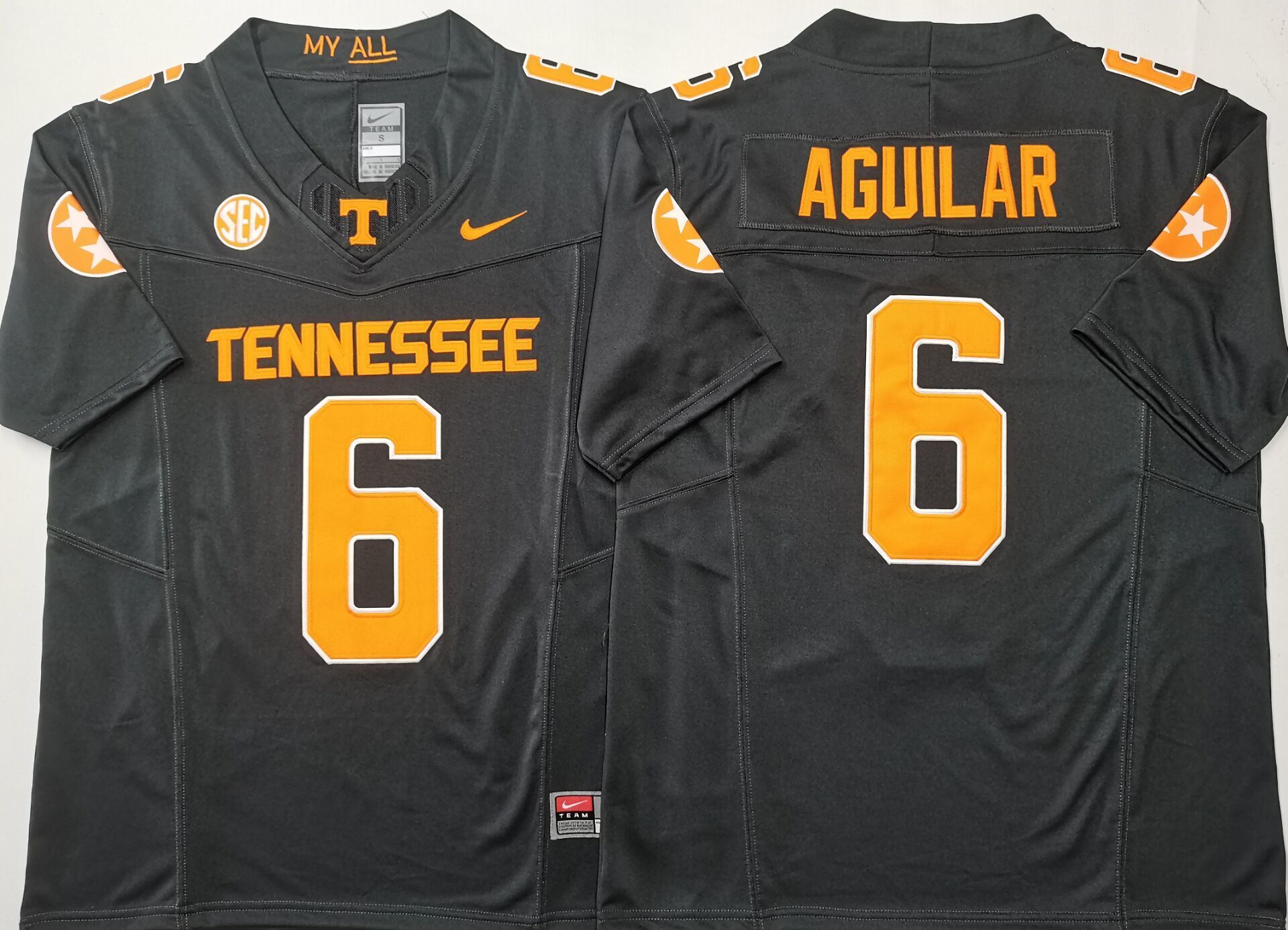 Tennessee Volunteers GRAY #6 AGUILAR
