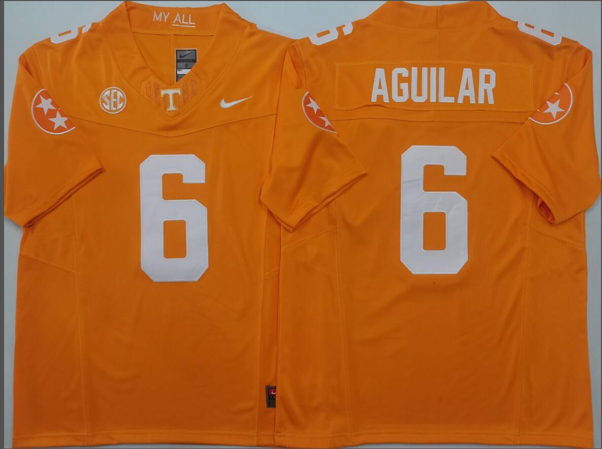 Tennessee Volunteers Orange #6 AGUILAR..