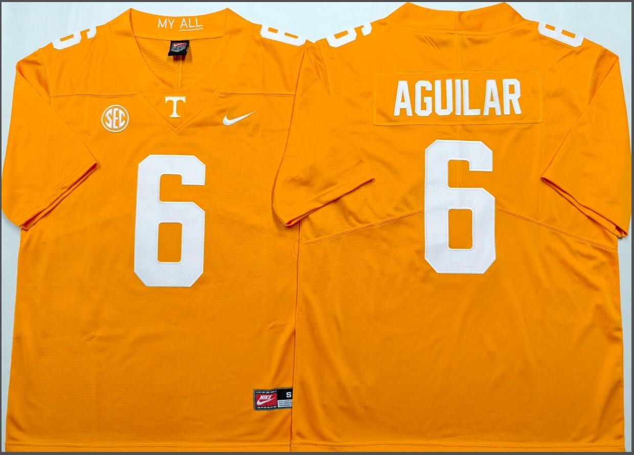 Tennessee Volunteers Orange #6 AGUILAR