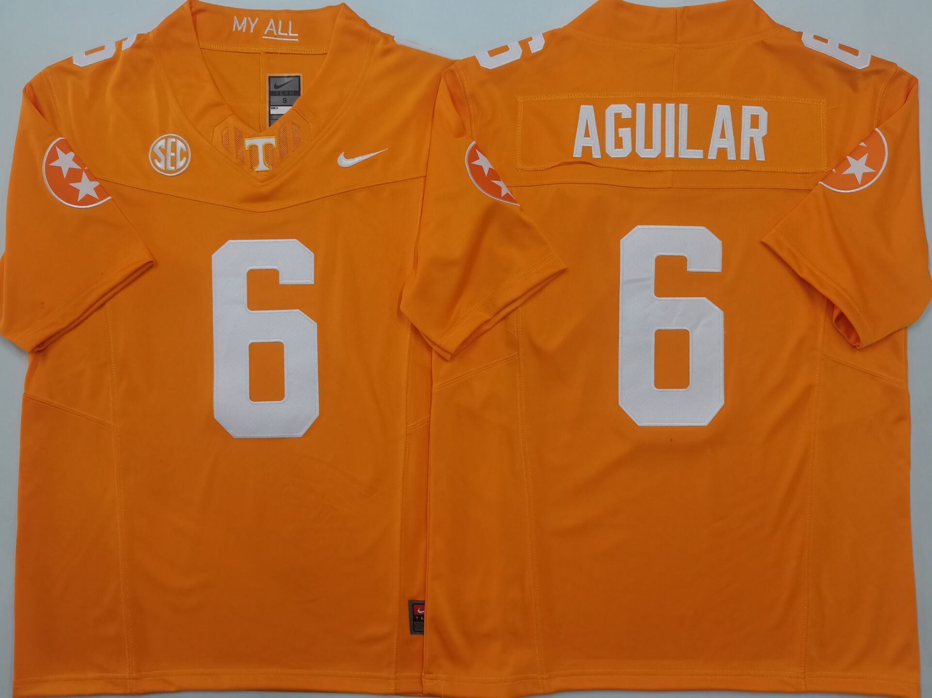 Tennessee Volunteers Orange1 #6 AGUILAR