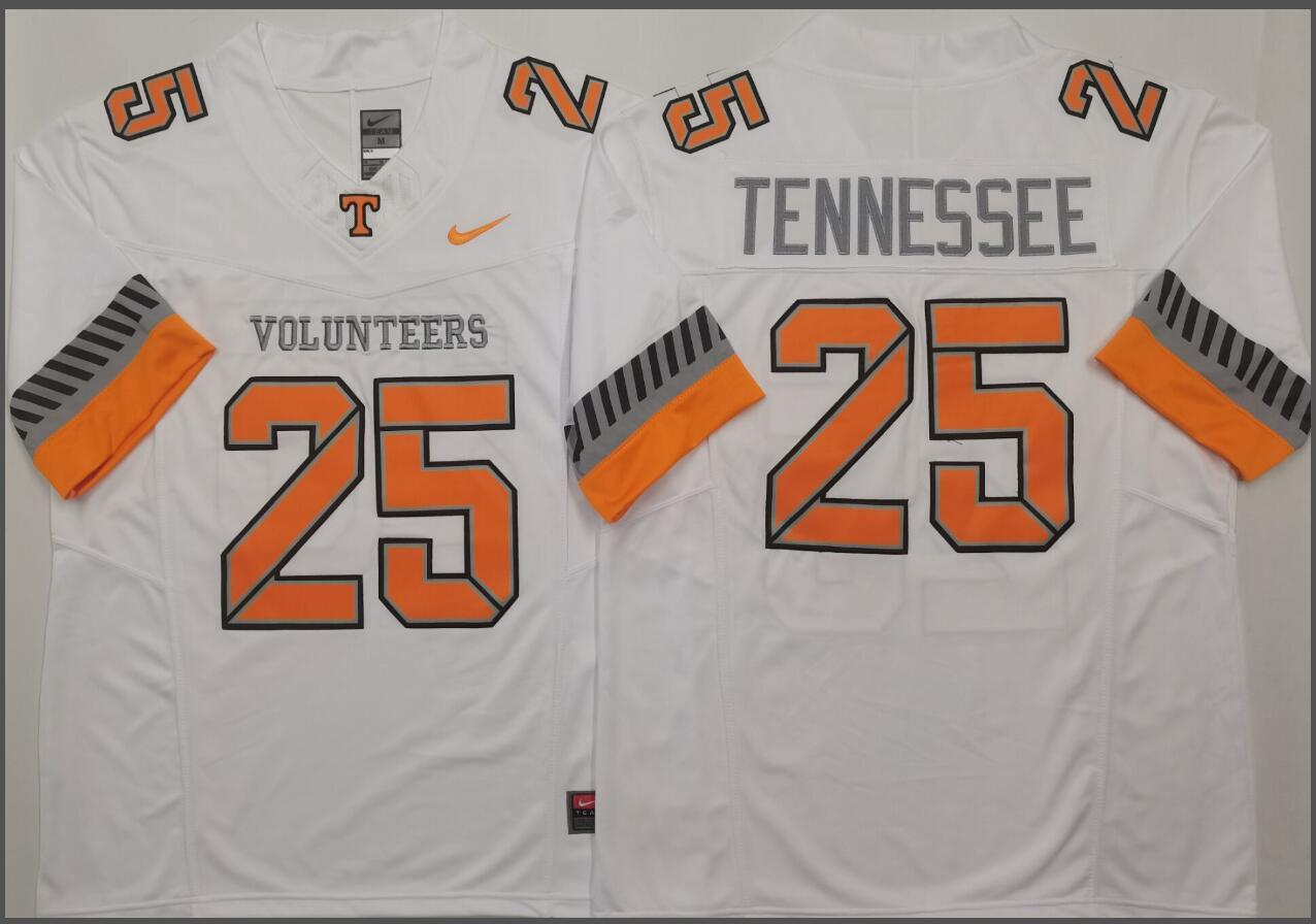 Tennessee Volunteers White #25 TENNESSEE