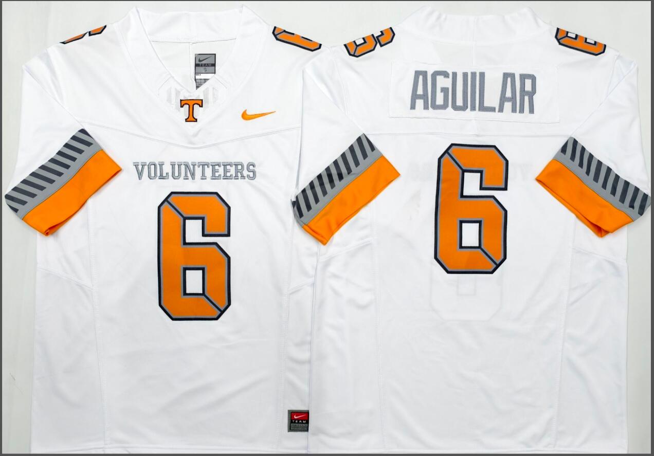 Tennessee Volunteers White #6 AGUILAR...