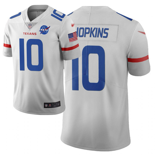 Texans #10 DeAndre Hopkins White Men's Stitched Football Limited City Edition Jersey