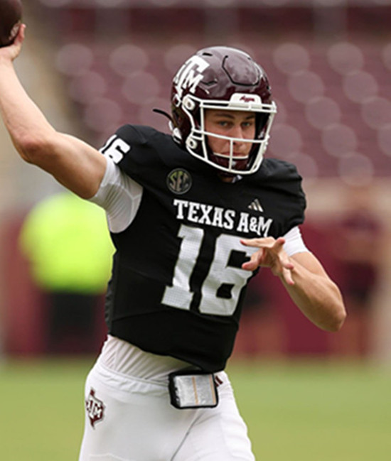Texas A&M Aggies #16 Miles O'Neill Black College Football Game Jersey 