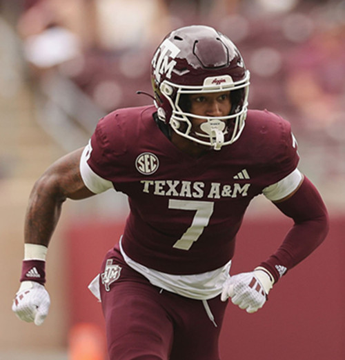 Texas A&M Aggies #7 KC Concepcion Maroon College Football Game Jersey 