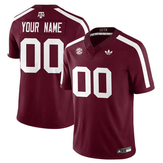 Texas A&M Aggies Football 1975 Throwback Custom Jersey