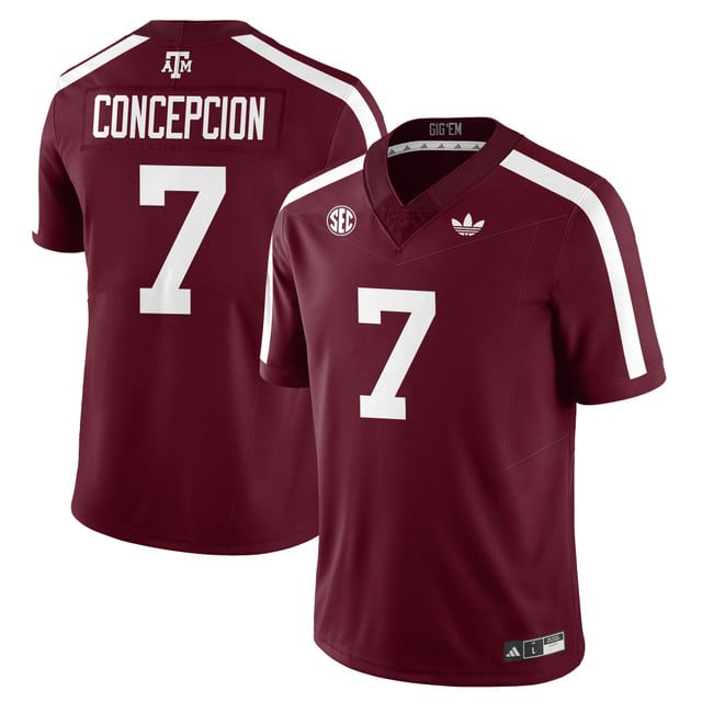 Texas A&M Aggies Football 1975 Throwback Jersey #7 KC Concepcion
