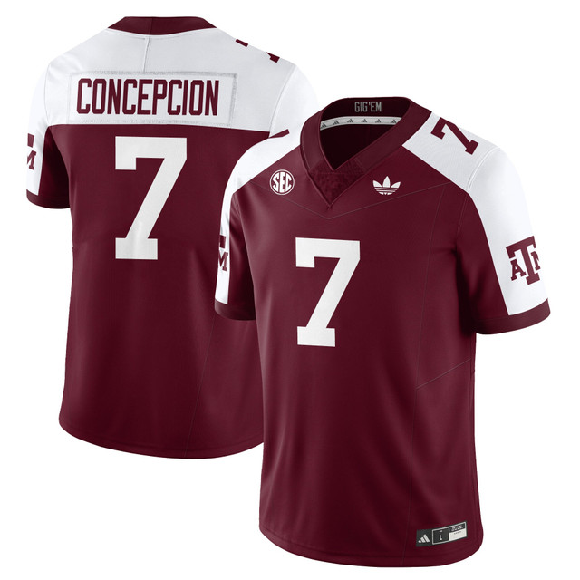 Texas A&M Aggies Football 1975 Throwback Jersey alternate #7 KC Concepcion