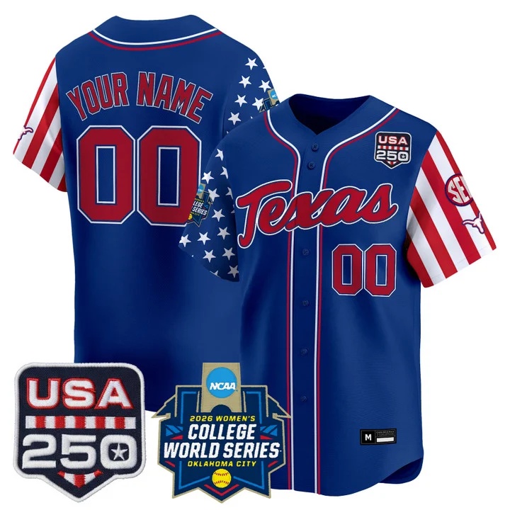 Texas Longhorn America 250 Edition Vapor Premier Limited Custom Jersey royal