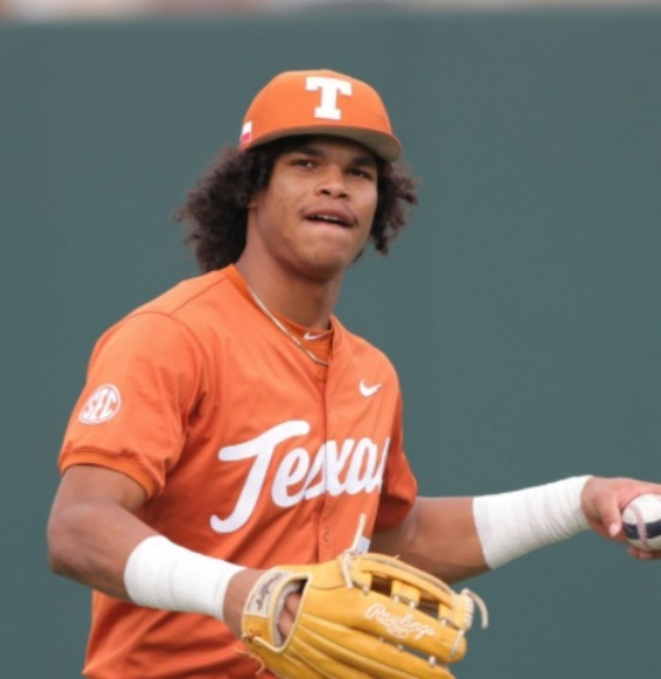 Texas Longhorns #9 Jonah Williams 2025 SEC Orange Baseball Game Jersey 