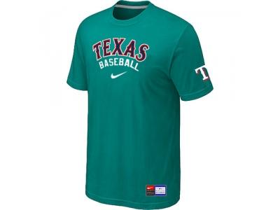 Texas Rangers Green NEW Short Sleeve Practice T-Shirt