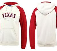 Texas Rangers Pullover Hoodie White & Red