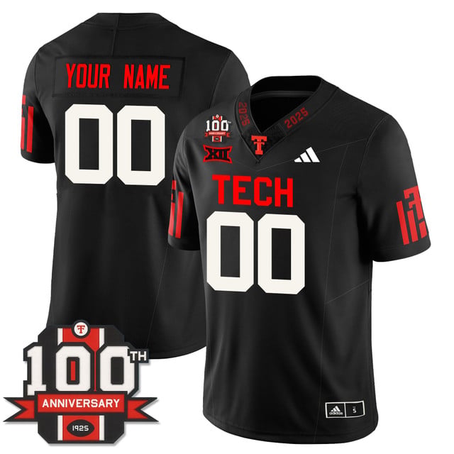 Texas Tech Football 100th Anniversary Custom