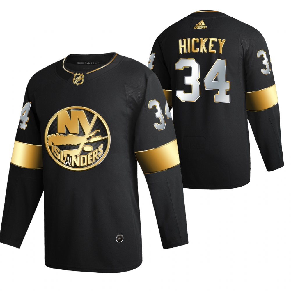 Thomas Hickey New York Islanders Black 2021 Golden Edition Jersey Limited Authentic
