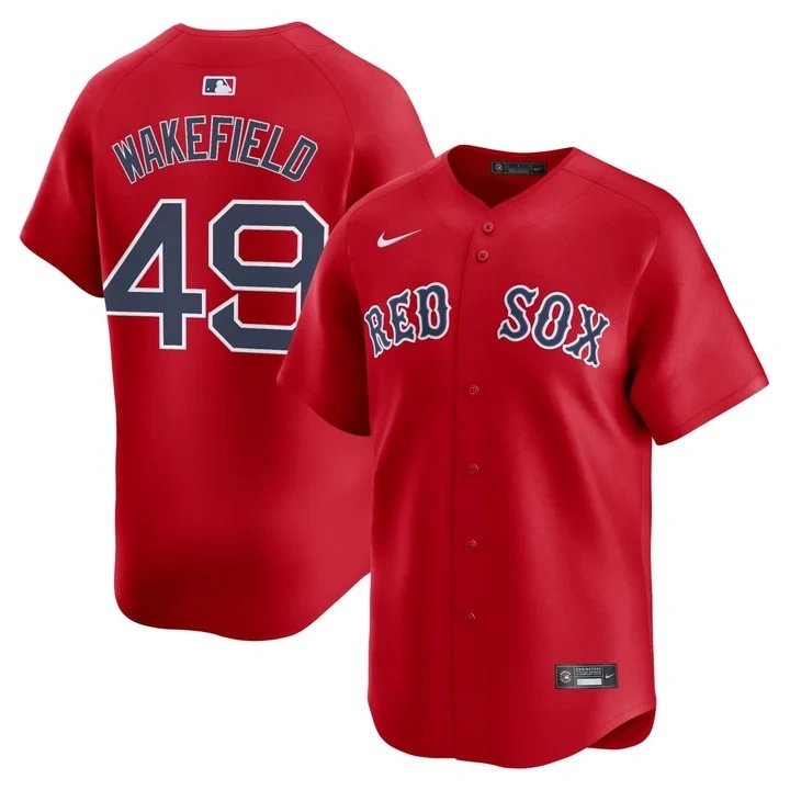 Tim Wakefield Boston Red Sox Red Jersey