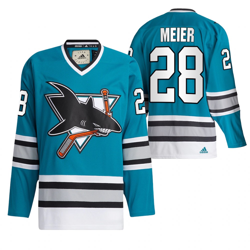 Timo Meier San Jose Sharks Teal Team Classics 2022 Jersey Authentic