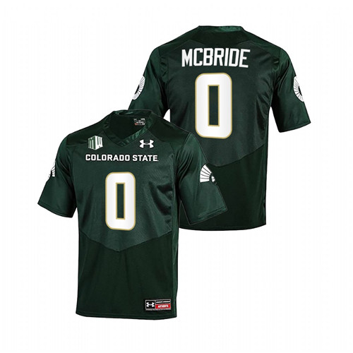 Toby McBride Colorado State Rams Green 2022 College Football Jersey