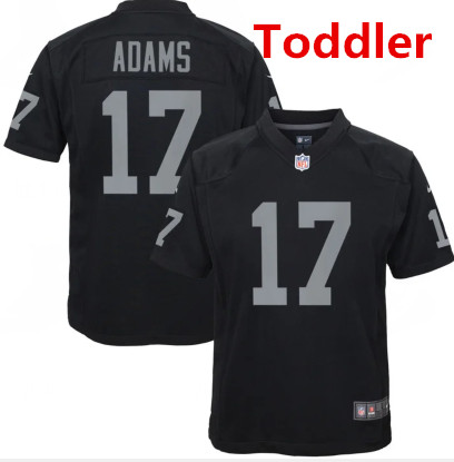 Toddlers Las Vegas Raiders #17 Davante Adams Black Jersey 