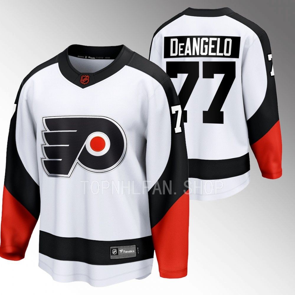 Tony DeAngelo Flyers Special Edition 2.0 White Jersey Breakaway