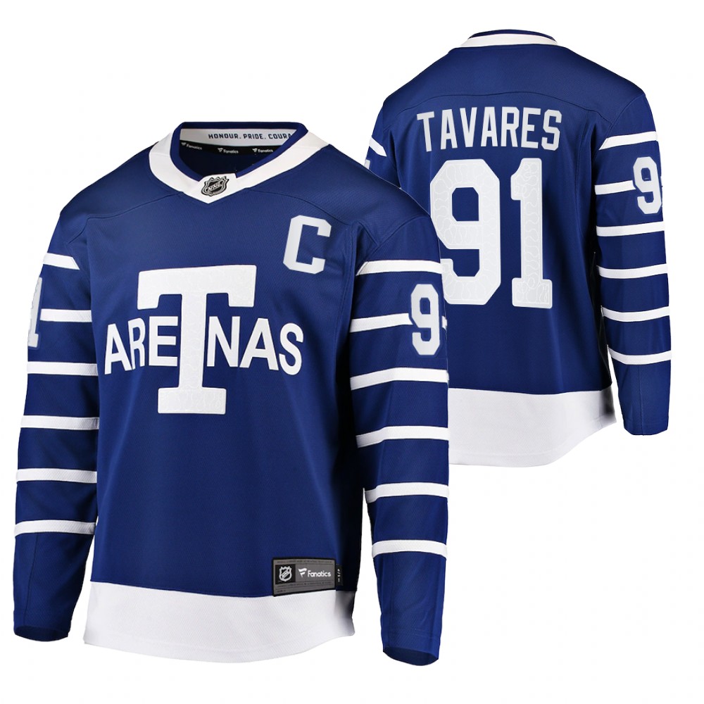 Toronto Arenas John Tavares Blue Team Classics Heritage Jersey