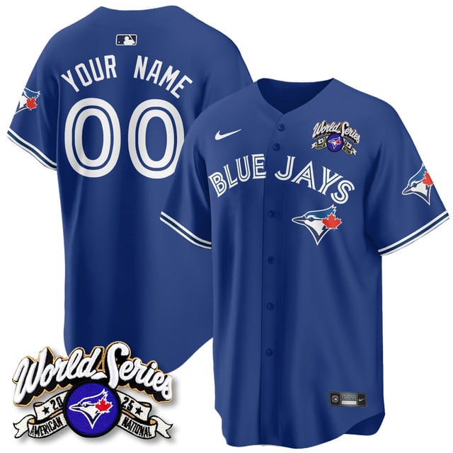 Toronto Blue Jays 2025 American League Champions Custom Jersey