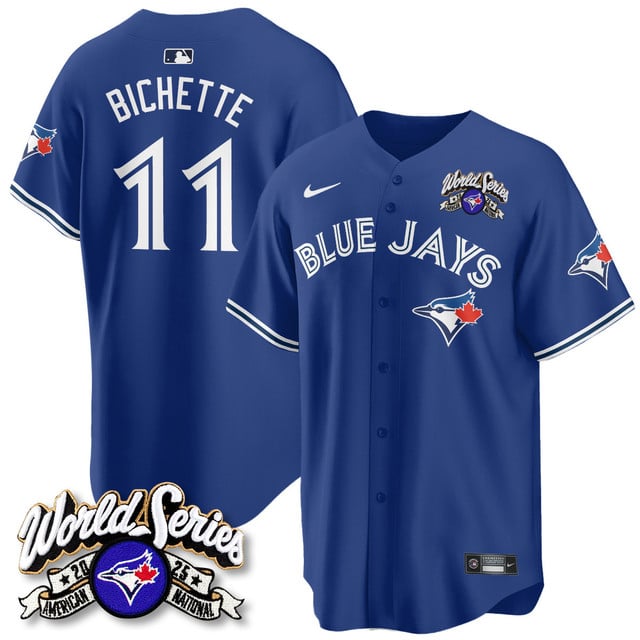 Toronto Blue Jays 2025 American League Champions Jersey #11 Bo Bichette