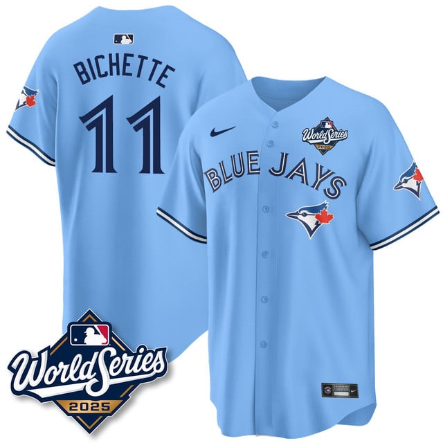 Toronto Blue Jays 2025 World Series Jersey #11 Bo Bichette