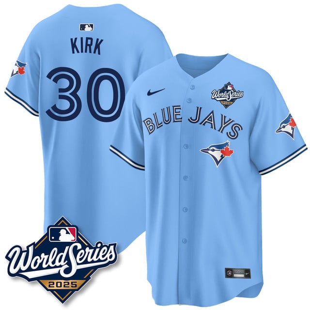Toronto Blue Jays 2025 World Series Jersey #30 Alejandro Kirk