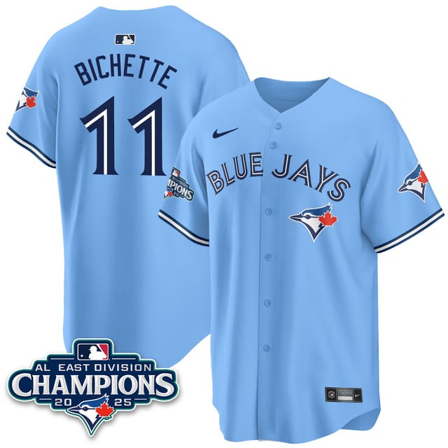 Toronto Blue Jays AL East Division Champions Jersey #11 Bo Bichette