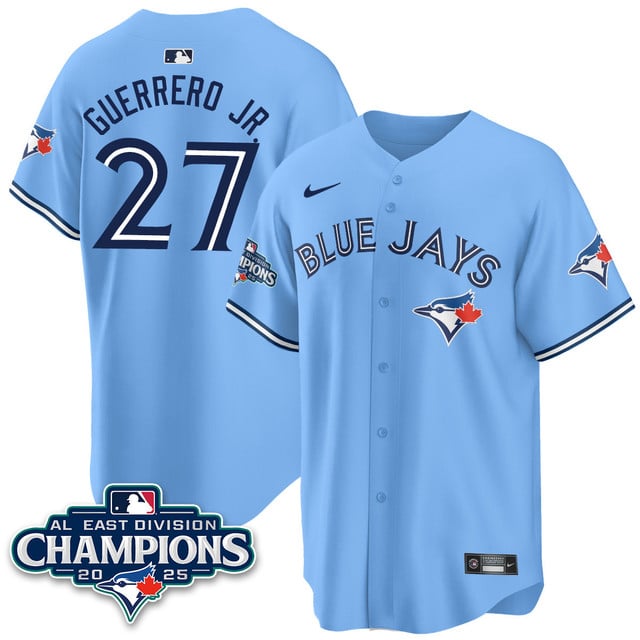 Toronto Blue Jays AL East Division Champions Jersey #27 Vladimir Guerrero Jr.