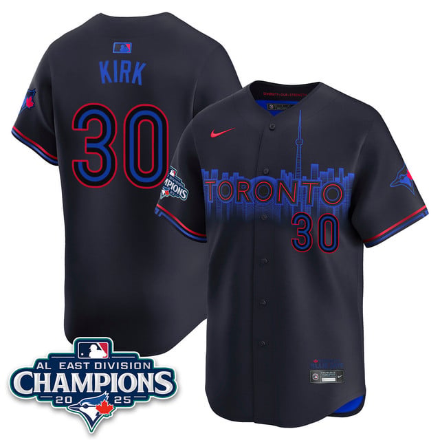 Toronto Blue Jays AL East Division Champions Jersey black #30 Alejandro Kirk