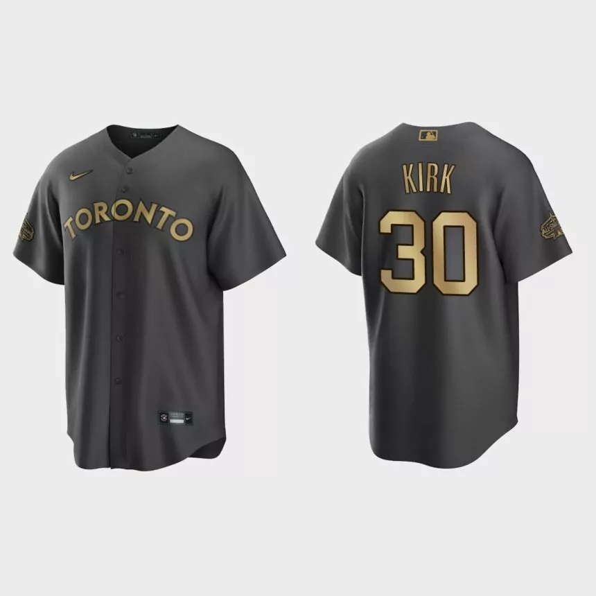 Toronto Blue Jays Alejandro Kirk 2022 MLB All-Star Game Replica Jersey – Charcoal
