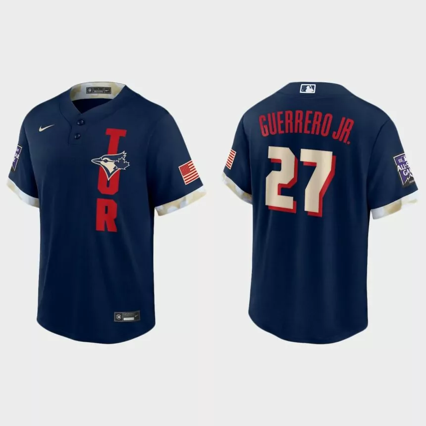 Toronto Blue Jays Vladimir Guerrero Jr. 2021 MLB All-Star Game Replica Jersey – Navy