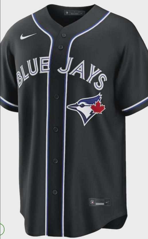 Toronto Blue Jays black jersey