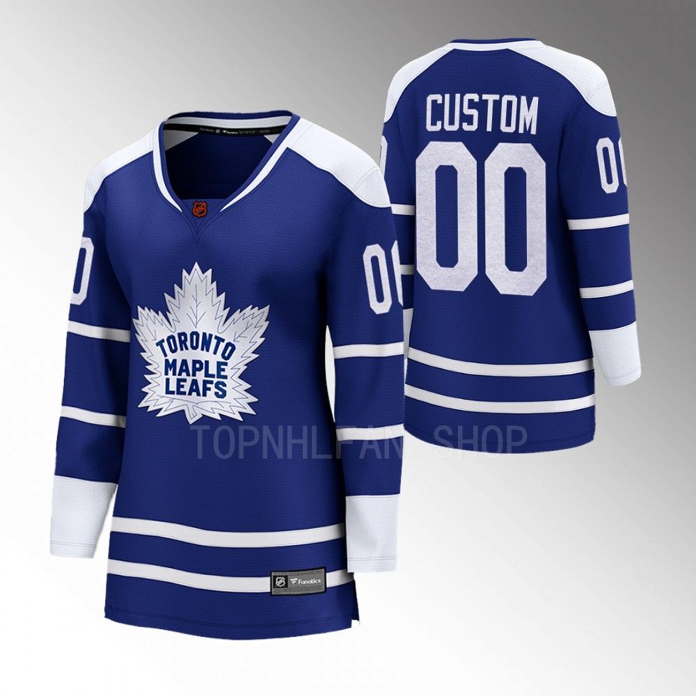 Toronto Maple Leafs Custom Women Blue 2022 Special Edition 2.0 Jersey
