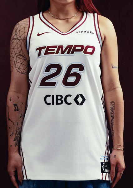 Toronto Tempo Unveil Jerseys for Inaugural WNBA Season in 2026 jersey