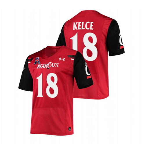 Travis Kelce Cincinnati Bearcats Red Premier Football NFL Alumni Jersey
