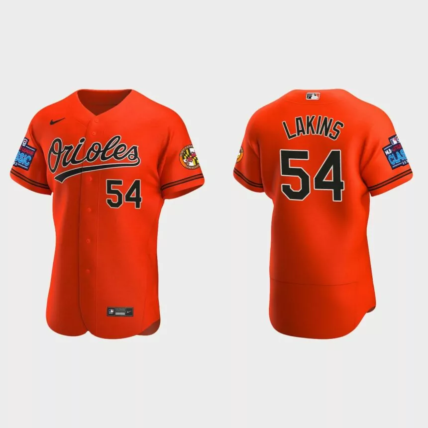 Travis Lakins Baltimore Orioles 2022 Little League Classic Authentic Jersey – Orange