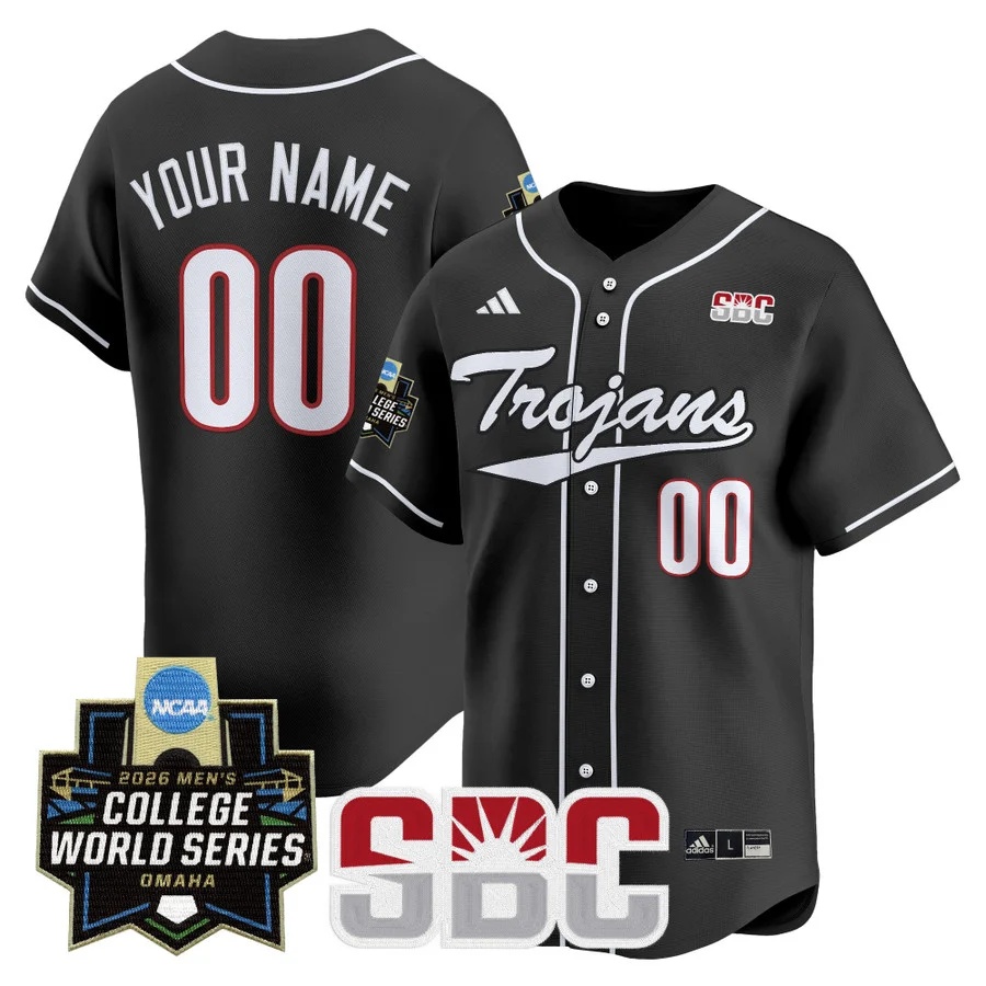 Troy Trojans 2026 World Series Vapor Premier Limited Custom Jersey BLACK