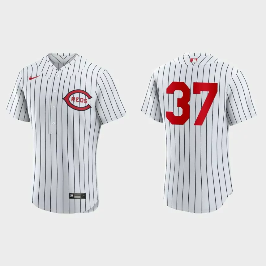 Tyler Stephenson Cincinnati Reds 2022 Field of Dreams Authentic Jersey – White
