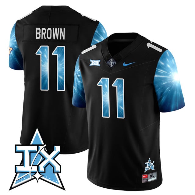 UCF Knights Football 2025 Space Game Uniform #11 Jacurri Brown