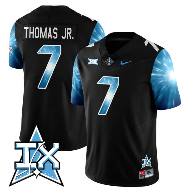 UCF Knights Football 2025 Space Game Uniform #7 Duane Thomas Jr.