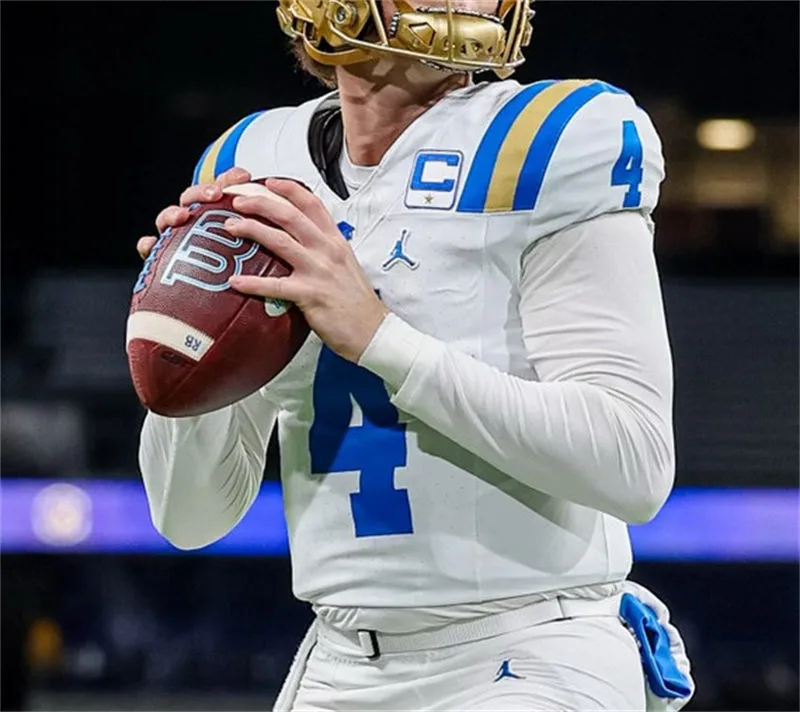 UCLA Bruins #4 Key Lawrence 2025 BIG White Football Game Jersey 