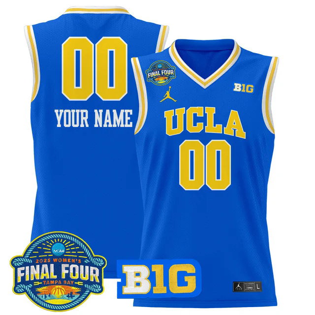 UCLA Bruins 2025 Big Ten Women's Final Four Patch Lightweight Basketball Custom Jersey.webp