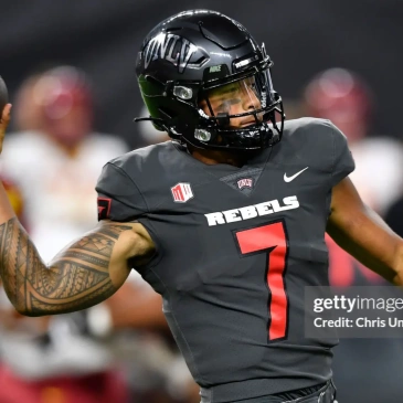 UNLV Runnin' Rebels #7 Cameron Friel Nike 2023 Black Red Football Game Jersey 