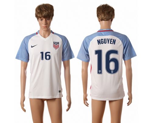USA #3 Rampone Away Long Sleeves Soccer Country Jersey