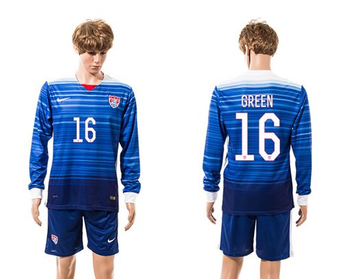USA #6 Brooks Away Soccer Country Jersey