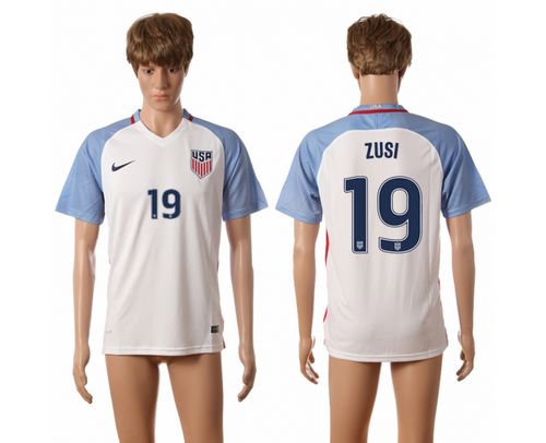 USA #7 Beasley Away Long Sleeves Soccer Country Jersey